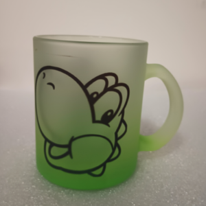 Yoshi W/Egg Green Frost Cup - 11oz